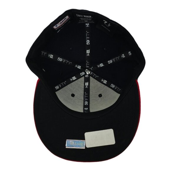 Atlanta Braves Fitted 7 1/2 Hat MLB Cap Embroidered Logo New Era 59Fifty - Picture 5 of 13